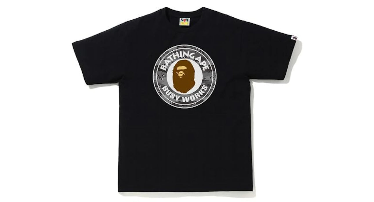 Bape Desert Camo Busy Works Tee Black/Black