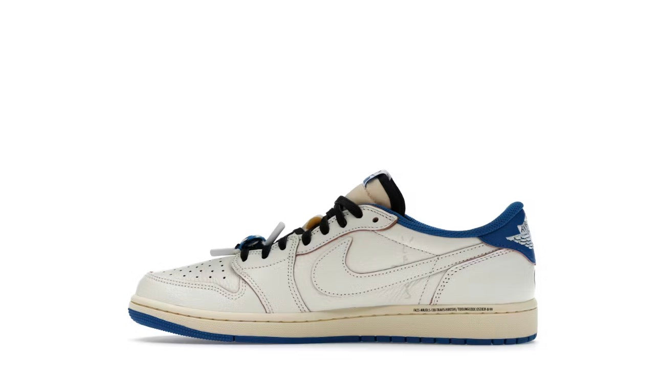 JORDAN 1 RETRO LOW OG SP Fragment X Travis Scott Sail Blue