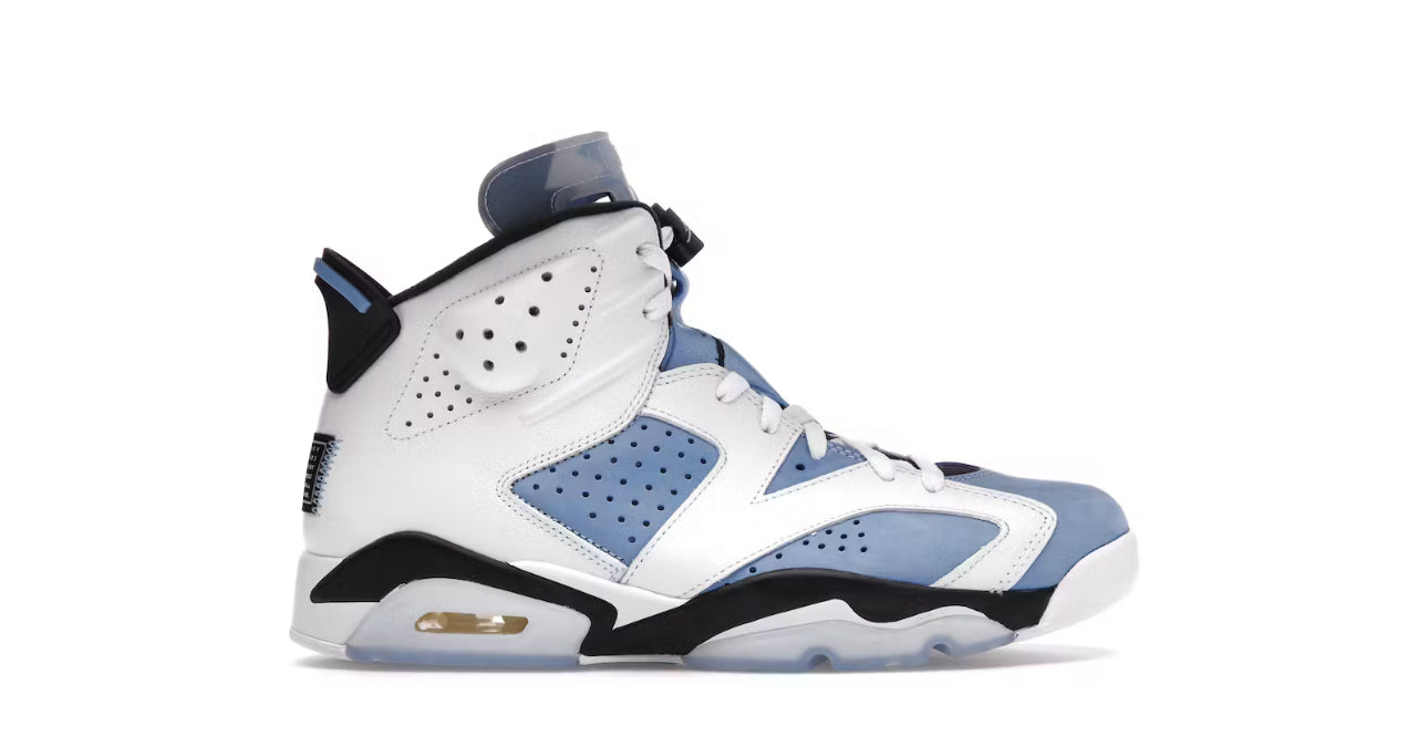 Air Jordan 6 Retro UNC White