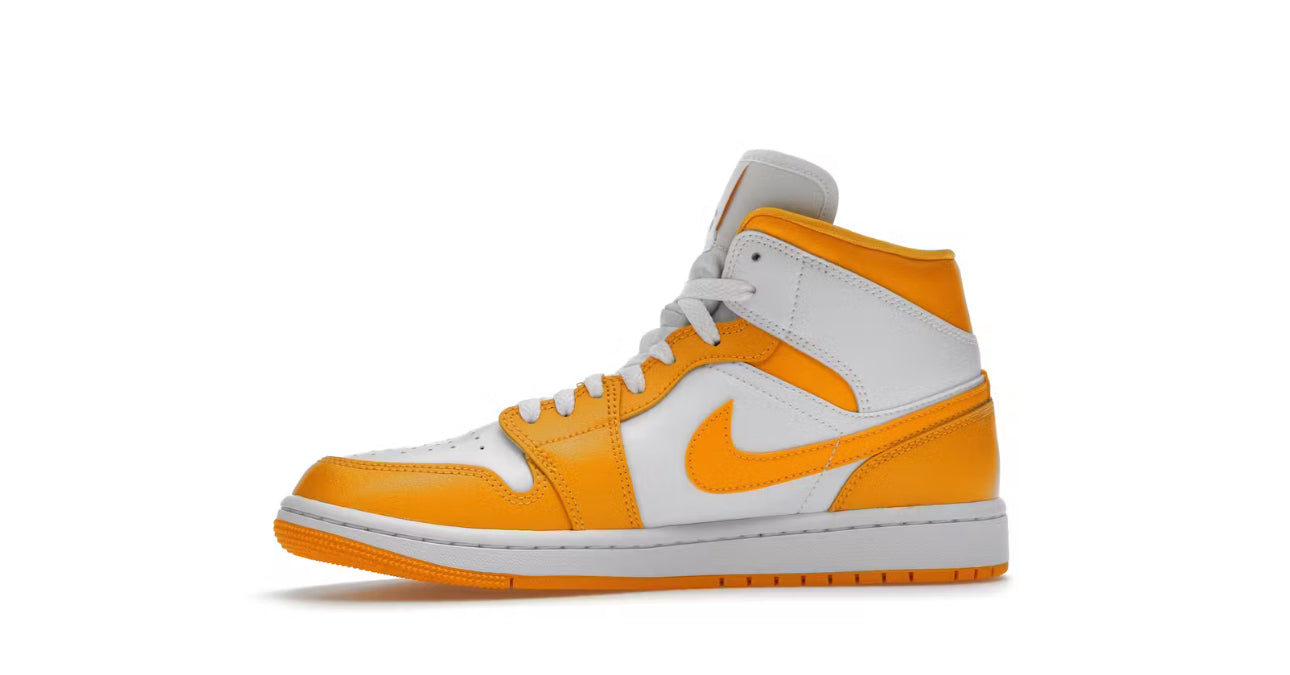 Air Jordan 1 Mid                                White University Gold