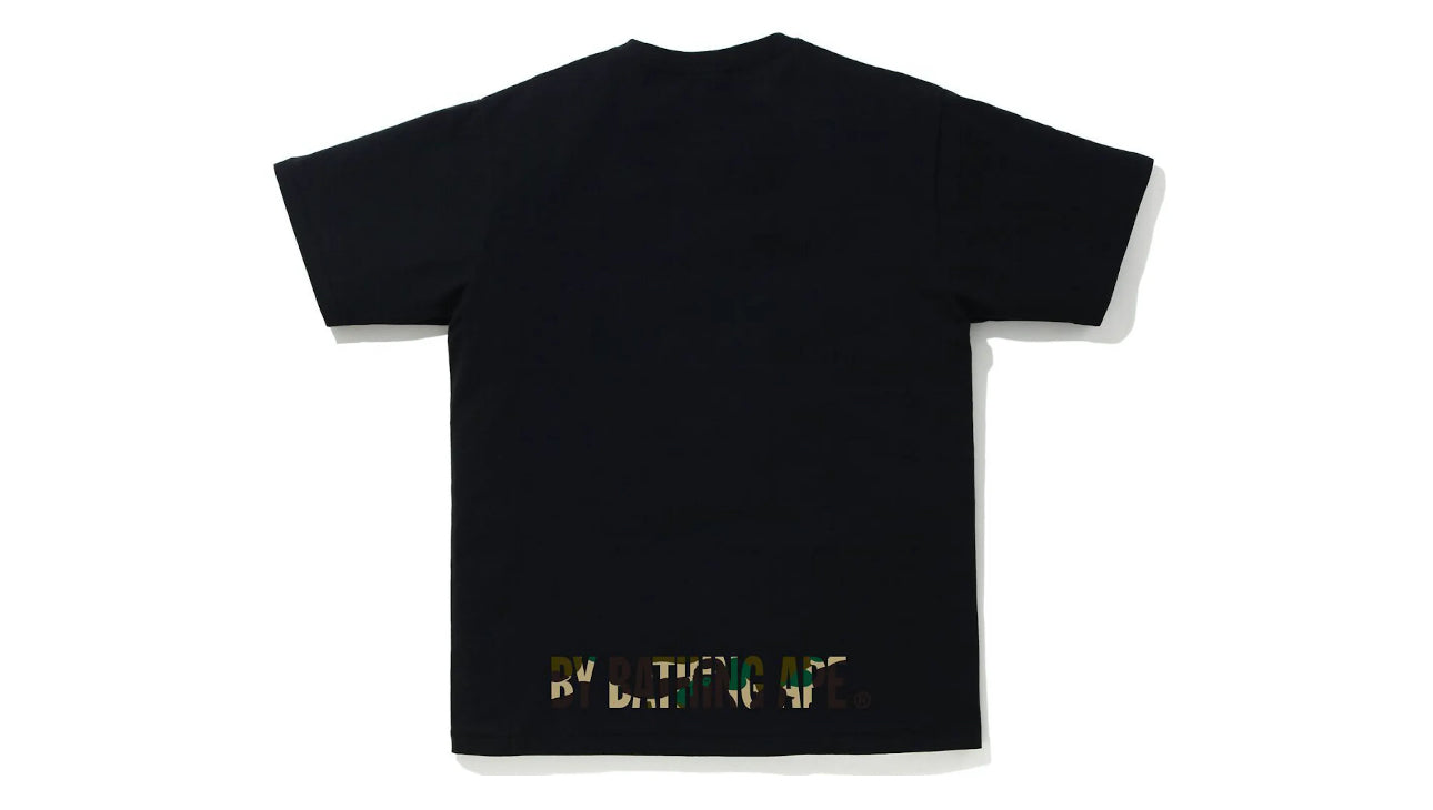 Bape 1st Camo Ape Face Tee                 Black/Yellow