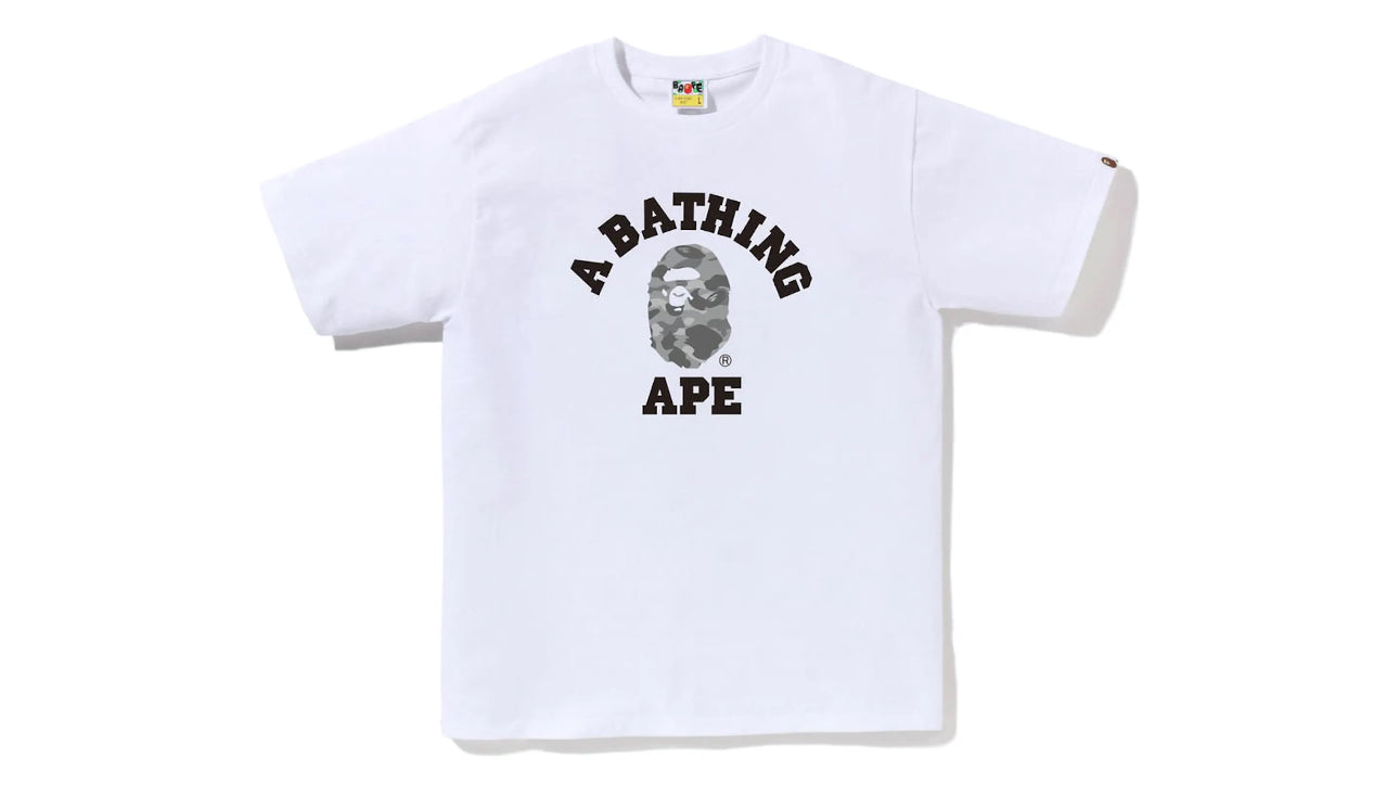 Bape Honeycomb Camo College Tee