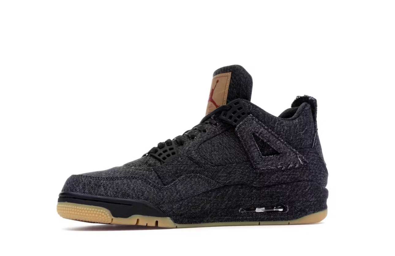 Air Jordan 4 Retro                                    Levi’s Black (Levis Tag)